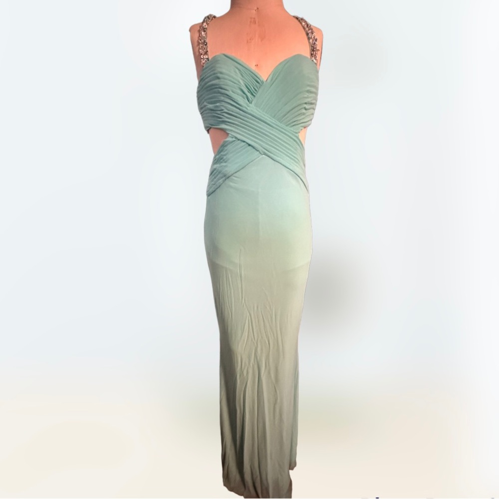 Faviana Blue Dress